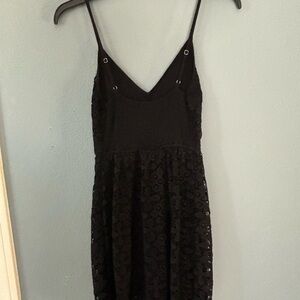 Abercrombie & Fitch classic Black Lace overlay Dress